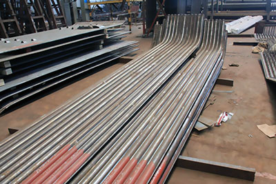 Mur membrane à tubes d'eau pour chaudière industrielle à Porto Rico